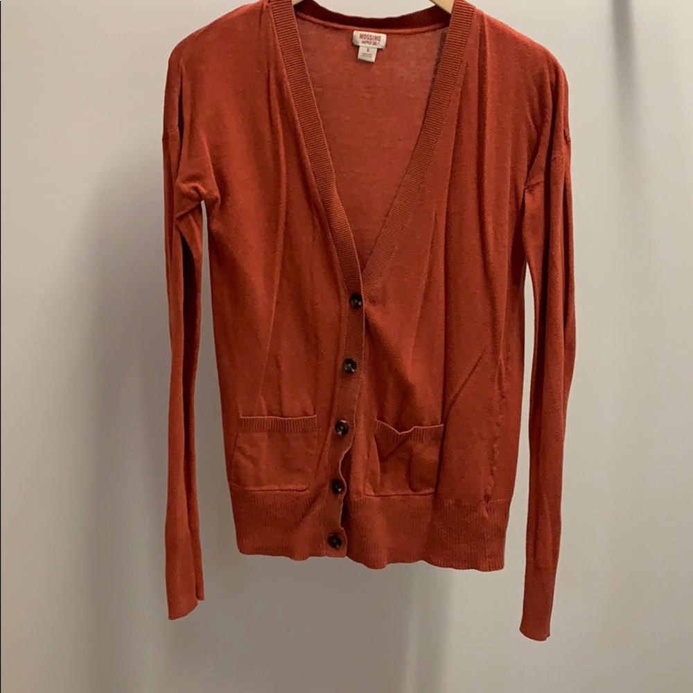 Burnt Orange Cardigan